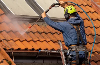 Démoussage et hydrofuge de toiture à Lizières